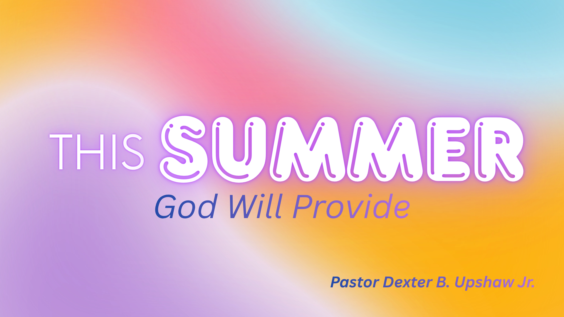 Cover graphic for This Summer: God Will Provide: Five-Day Devotional