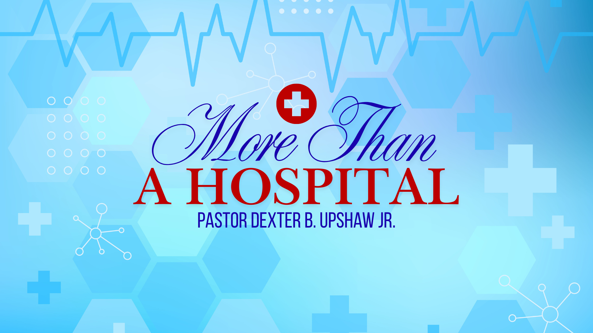 Cover graphic for More Than a Hospital: Five Day Devotional