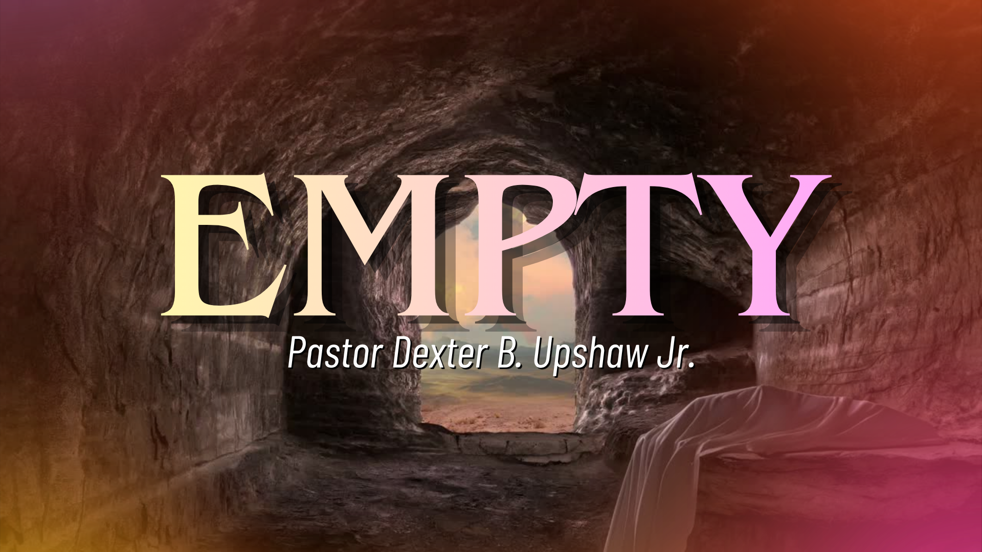 Cover graphic for Empty: Five Day Devotional
