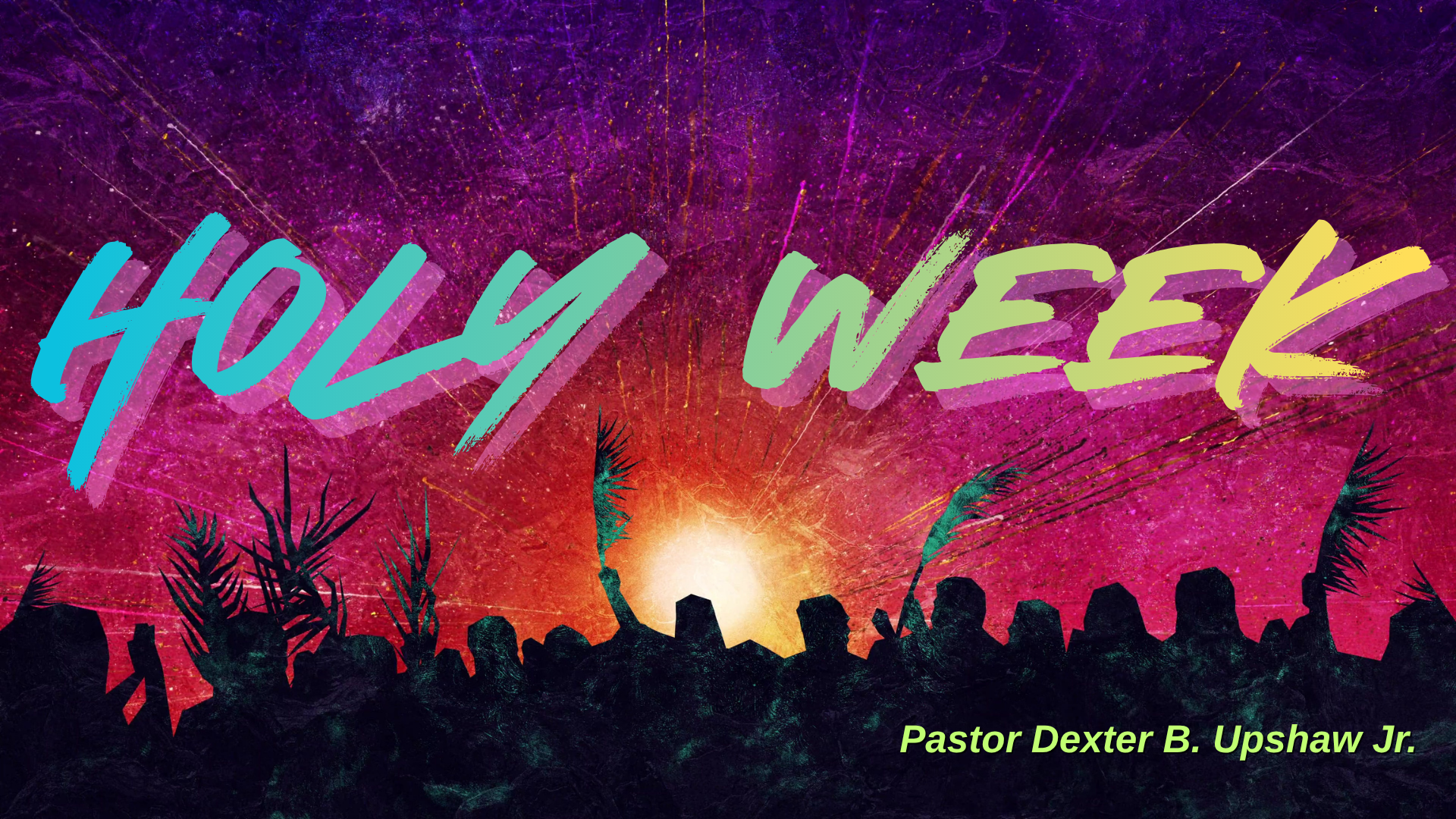 Cover graphic for Holy Week: Five Day Devotional