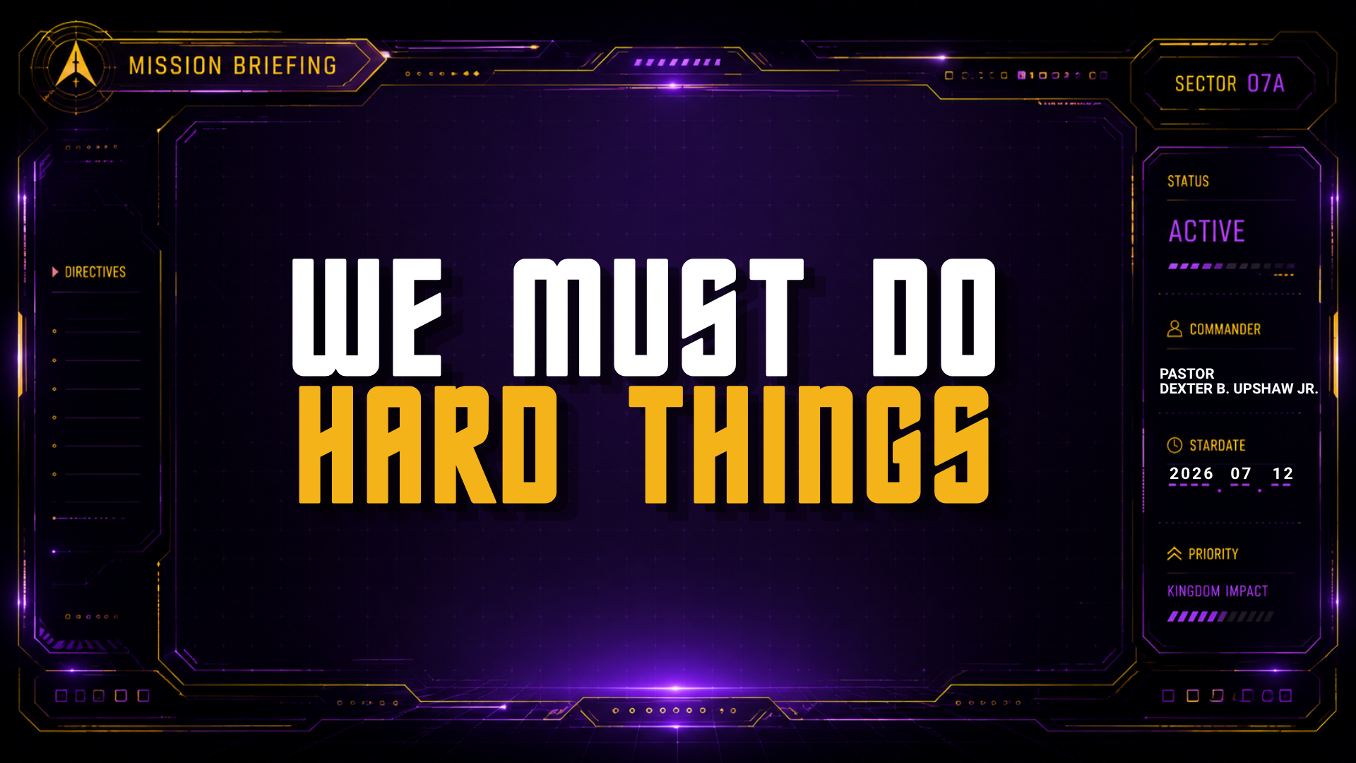 Cover graphic for We Must Do Hard Things: Five Day Devotional