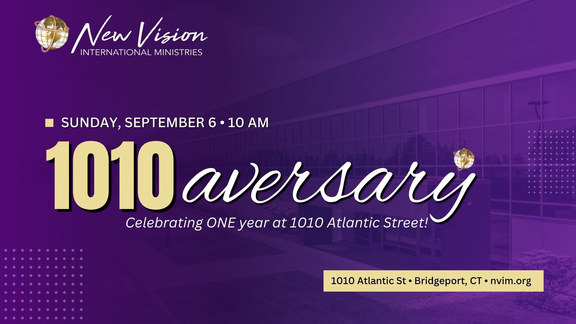 Sunday Morning Worship: 1010-aversary!